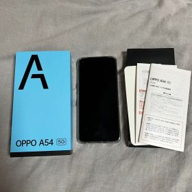 OPPO A54 5G Android スマホ本体 シルバーブラック 美品