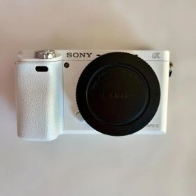 [美品] SONY α6000 ILCE-6000 ホワイト 本体 多言語対応