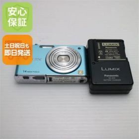 超美品 DMC-FX66 フローラルブルー 即日発送 Panasonic LUMIX デジカメ 本体 土日祝発送OK 05000