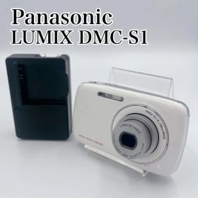 【外装美品】Panasonic LUMIX DMC-S1 ホワイト SDカード付