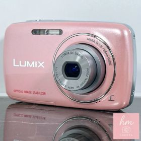 【美品】Panasonic LUMIX DMC-S1 ピンク 1210万画素 光学4倍ズーム 広角28mm おまかせiA スリム軽量 コンパクトデジタルカメラ パナソニック ルミックス