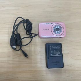 ◎【✨稼働品✨】Panasonic LUMIX ピンク DMC-S1 パナソニック ルミックス デジタルカメラ カメラ 写真 camera アンティーク ヴィンテージ レンズ zoom ズーム 思い出 運動会 お出かけ インドア アウトドア デジカメ