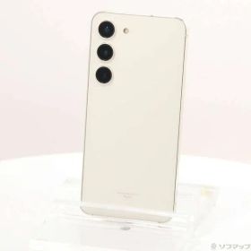 ソフマップ 〔中古品〕 Galaxy S23 256GB クリーム SCG19 au SIMフリー【258】