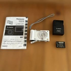 Panasonic DMC-ZX1 コンパクトデジタルカメラ ホワイトシルバー