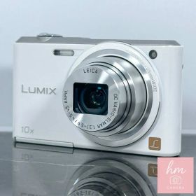【美品】Panasonic LUMIX DMC-SZ3 ホワイト 1610万画素 光学10倍ズーム 広角25mm ライカレンズ おまかせiA コンパクトデジタルカメラ パナソニック ルミックス