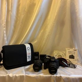 Canon EOS Kiss X8i ダブルレンズキット 付属品多数 充電器付