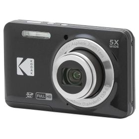 KODAK PIXPROフレンドリーズーム FZ55-BK 16MPデジタルカメラ5倍光学ズーム28mm広角と2.7インチLCDスクリーン付き