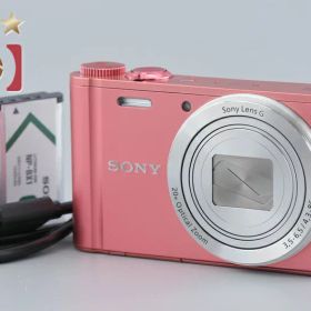 【中古】SONY ソニー Cyber-shot DSC-WX350 ピンク コンパクトデジタルカメラ 多言語対応