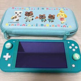 Switch LITE ターコイズ どうぶつの森ケース付き