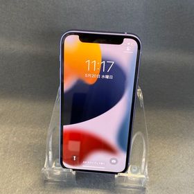 美品 国内版 SIMフリー iPhone12mini 64GB パープル色