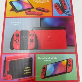 Nintendo Switch（有機ELモデル）マリオレッド 箱傷あり 新品同様
