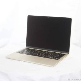 ソフマップ 〔中古品〕 MacBook Air 13.6-inch Early-2024 MRXU3J／A Apple M3 8コアCPU_10コアGPU 8GB SSD512GB スターライト 〔26.3 Tahoe〕【371】