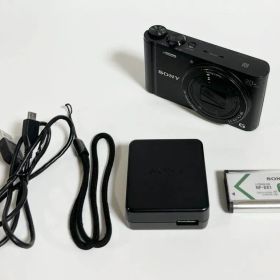SONY ソニー コンパクトデジタルカメラ サイバーショット Cyber-Shot DSC-WX350 (B) [ブラック] 【中古】【並品】【202460776893】