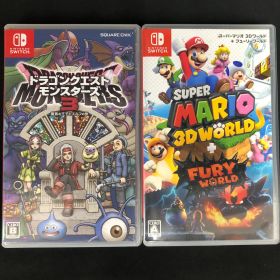 中古 Switch ドラクエモンスターズ3 スーパーマリオ3Dワールド セット