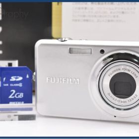 【美品・動作保証】 富士フイルム FUJIFILM FinePix J30 3x 元箱、バッテリー、メモリーカード、取扱説明書付属 同梱無料 #am6779