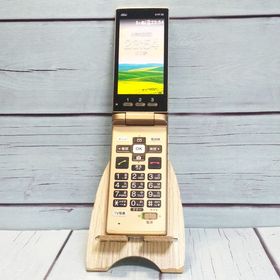 au 京セラ かんたんケータイ KYF38 シャンパンゴールド 104