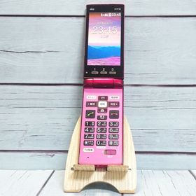 au 京セラ かんたんケータイ KYF38 ワインレッド 111