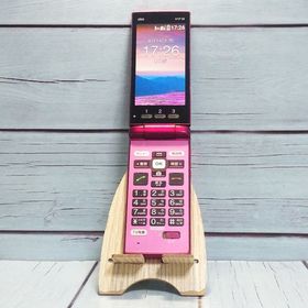 au 京セラ かんたんケータイ KYF38 ワインレッド 515