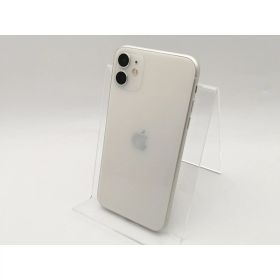 【中古】Apple au 【SIMロック解除済み】 iPhone 11 64GB ホワイト MWLU2J/A【千葉】保証期間1ヶ月【ランクC】