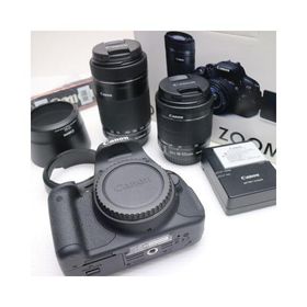 Canon デジタル一眼レフカメラ EOS Kiss X7i ダブルズームキット EF-S18-55 IS STM/EF-S55-250 IS STM付属 ブラック KISSX7I-WKIT