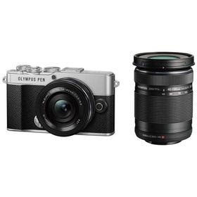 オリンパス OLYMPUS PEN EP7 EZダブルズームキット シルバー PEN E-P7 EZダブルズームキット シルバー