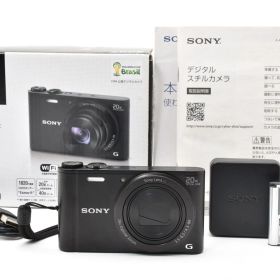 ■ ほぼ新品 ■ ソニー SONY Cyber-shot DSC-WX300 ブラック 《動作確認済・元箱・説明書・充電器・バッテリー・ストラップ付》 #A1294