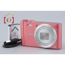 【中古】SONY ソニー Cyber-shot DSC-WX350 ピンク コンパクトデジタルカメラ 多言語対応
