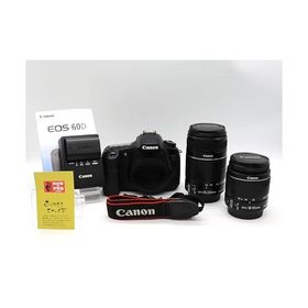 Canon デジタル一眼レフカメラ EOS 60D ダブルズームキット EF-S18-55ｍｍ/EF-S55-250ｍｍ付属 EOS60D-WKIT
