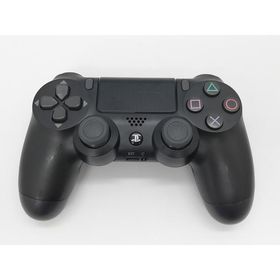 【中古】SONY ワイヤレスコントローラー(DUALSHOCK 4) CUH-ZCT2J [ジェット・ブラック]【福岡天神】保証期間１週間【ランクC】