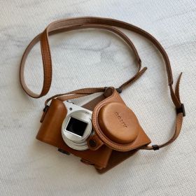 SONY DSC-WX500 ホワイト レザーケース SDカード スマホ転送可能