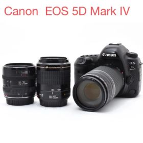 美品 Canon EOS 5D Mark IVトリプルレンズセット