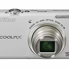 【中古】(非常に良い)Nikon デジタルカメラ COOLPIX (クールピクス) S6200 ナチュラルホワイト S6200WH