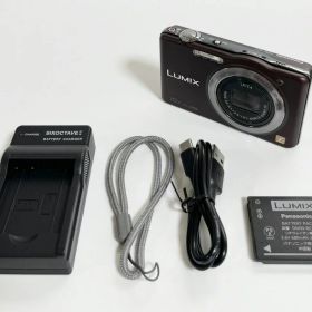 【訳あり】Panasonic パナソニック コンパクトデジタルカメラ LUMIX DMC-SZ7-T ブラウン【中古】【良品】【2021670202921】