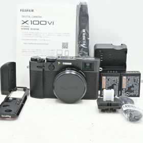 【中古】Fujifilm X100VI デジタルカメラ-ブラック多言語対応
