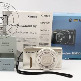 値下げ◆おしい極上品☆☆キヤノン Canon PowerShot SX600 HS ゴールド 付属多数 ###z17588