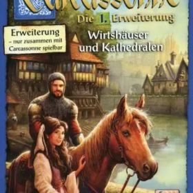 【中古】ボードゲーム カルカソンヌ： 拡張1 宿と大聖堂 ドイツ語版 (Carcassonne： Erweiterung 1 -Wirtshauser und Kathedralen)