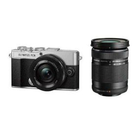 【新品・2営業日で発送】OMデジタルソリューションズ OM SYSTEM PEN E-P7 EZダブルズームキット シルバー