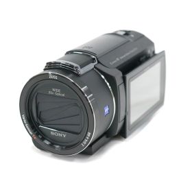 [中古] Sony デジタル4Kビデオカメラ FDR-AX45A バッテリー付属 fdr-ax45a-bブラック[非常に良い(A)]