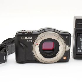 パナソニック Lumix DMC-GF3ミラーレスデジタルカメラボディ ブラック