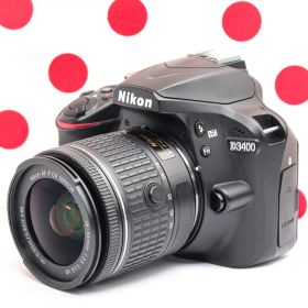 ニコン Nikon D3400❤スマホに転送❤小型軽量一眼レフ❤初めての一眼レフ
