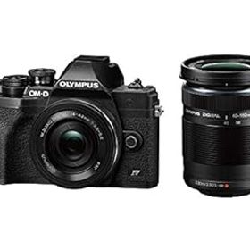 【中古】OM SYSTEM/オリンパス OLYMPUS ミラーレス一眼カメラ OM-D E-M10 MarkIV EZダブルズームキット ブラック