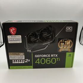 GeForce RTX 4060 Ti VENTUS 2X BLACK 8G OC 新品 | ネット最安値の