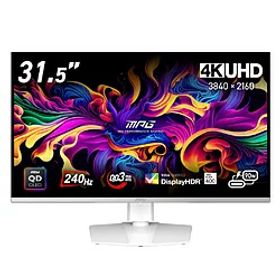 MSI(エムエスアイ) USB-C対応 ゲーミングモニター MPG 321URXW QD-OLED ［31.5型 /4K(3840×2160） /ワイド］ MPG321URXWQDOLED 【sof001】 [振込不可] [代引不可]