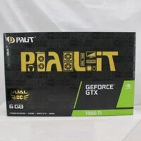 中古 Palit NE6166TS18J9-1160A (GTX1660Ti 6GB Dual OC) 192444 状態： C:並品