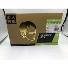 中古 玄人志向 GF-GTX1660-E6GB/OC/DF (GTX1660 6G GDR5) 139185 状態： C:並品