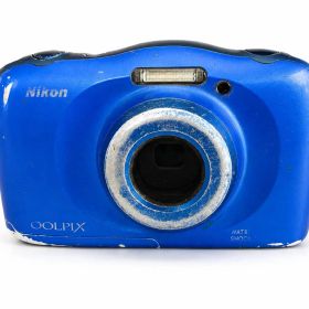 Nikon COOLPIX W150 ブルー 防水デジタルカメラ 動作確認済み 現状品