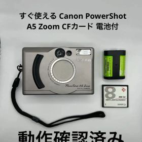 Canon PowerShot A5 Zoom 動作品 CFカード付