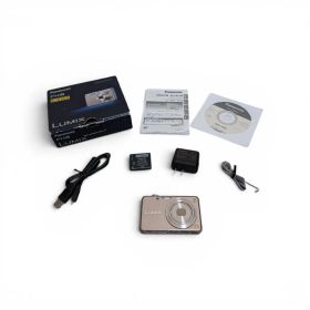 【動作確認済み】Panasonic LUMIX DMC-FH8 ゴールド カメラ