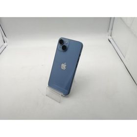 【中古】Apple 国内版 【SIMフリー】 iPhone 14 128GB ブルー MPVJ3J/A【OSU301】保証期間１ヶ月【ランクC】