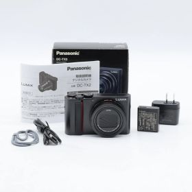 【ショット数1,006】Panasonic LUMIX DC-TX2 ブラック｜1.0型センサー 高倍率ズームコンパクトデジタルカメラ｜4K動画対応【中古】